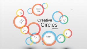 Plantilla Prezi de círculos creativos 