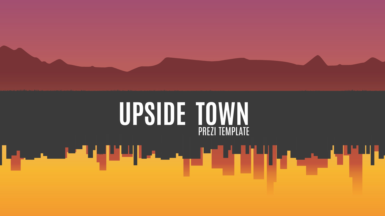upside town Prezi template