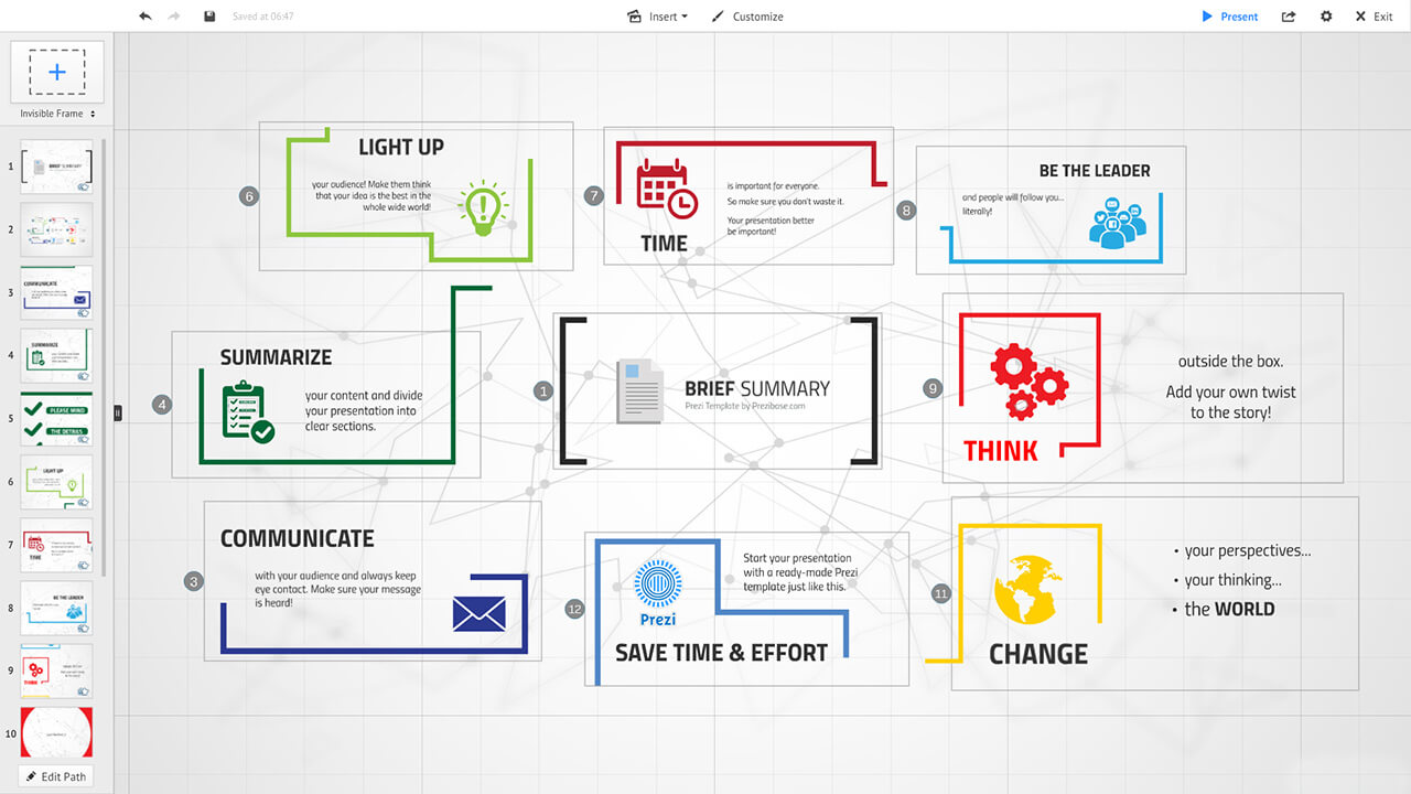 brief-summary-colorful-diagram-content-section-professional-business-prezi-presentation-template
