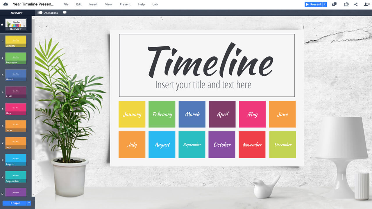 colorful-annual-year-timeline-prezi-presentation-template-calendar-on-wall