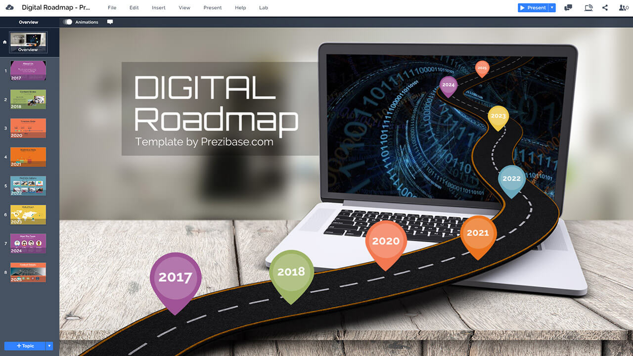 digital-roadmap-business-technology-laptop-presentation-prezi-template
