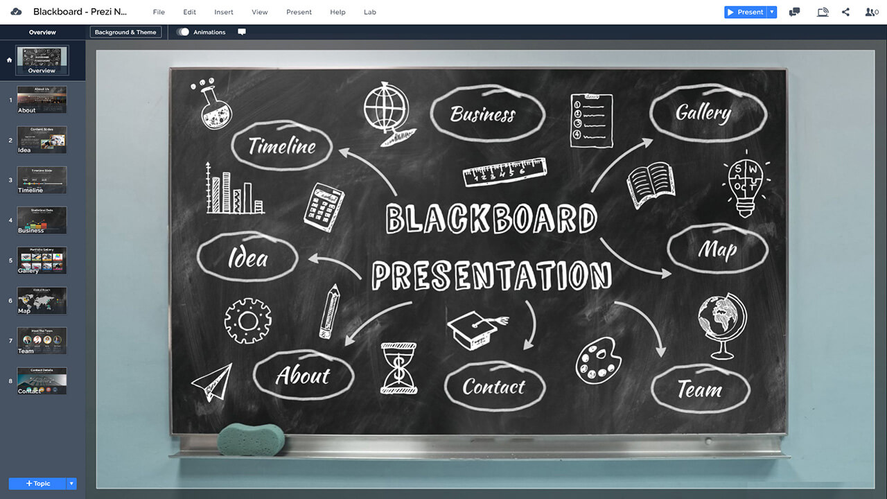 6-black-board-chalkboard-education-teaching-presentation-template-prezi-next-overview-slide