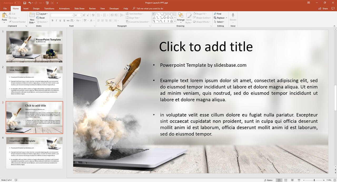 startup-business-launch-takeoff-rocket-from-screen-creative-business-powerpoint-ppt-template-download