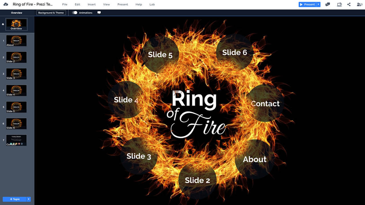 ring-of-fire-flames-prezi-presentation-template